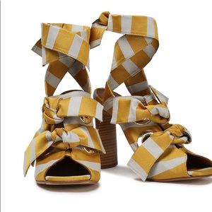 Knotted Stripe Woven Sandal